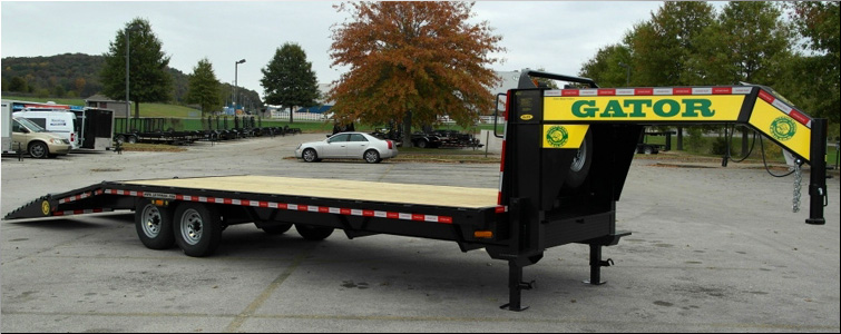Gooseneck flat bed trailer for sale14k  Montgomery County, Kentucky